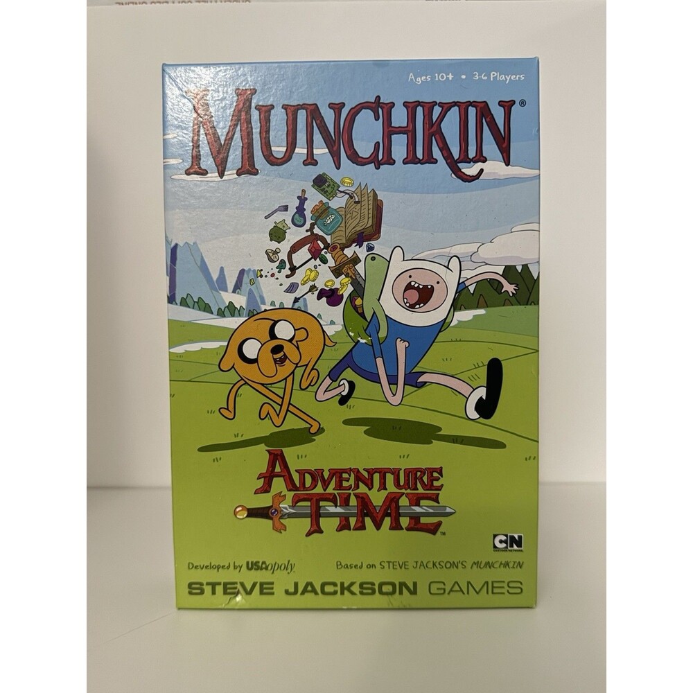 Munchkin: Adventure Time Board Game Steve Jackson Games 2014 - Complete